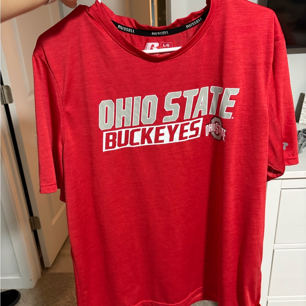 Russell Athletic Red Crewneck T-Shirt